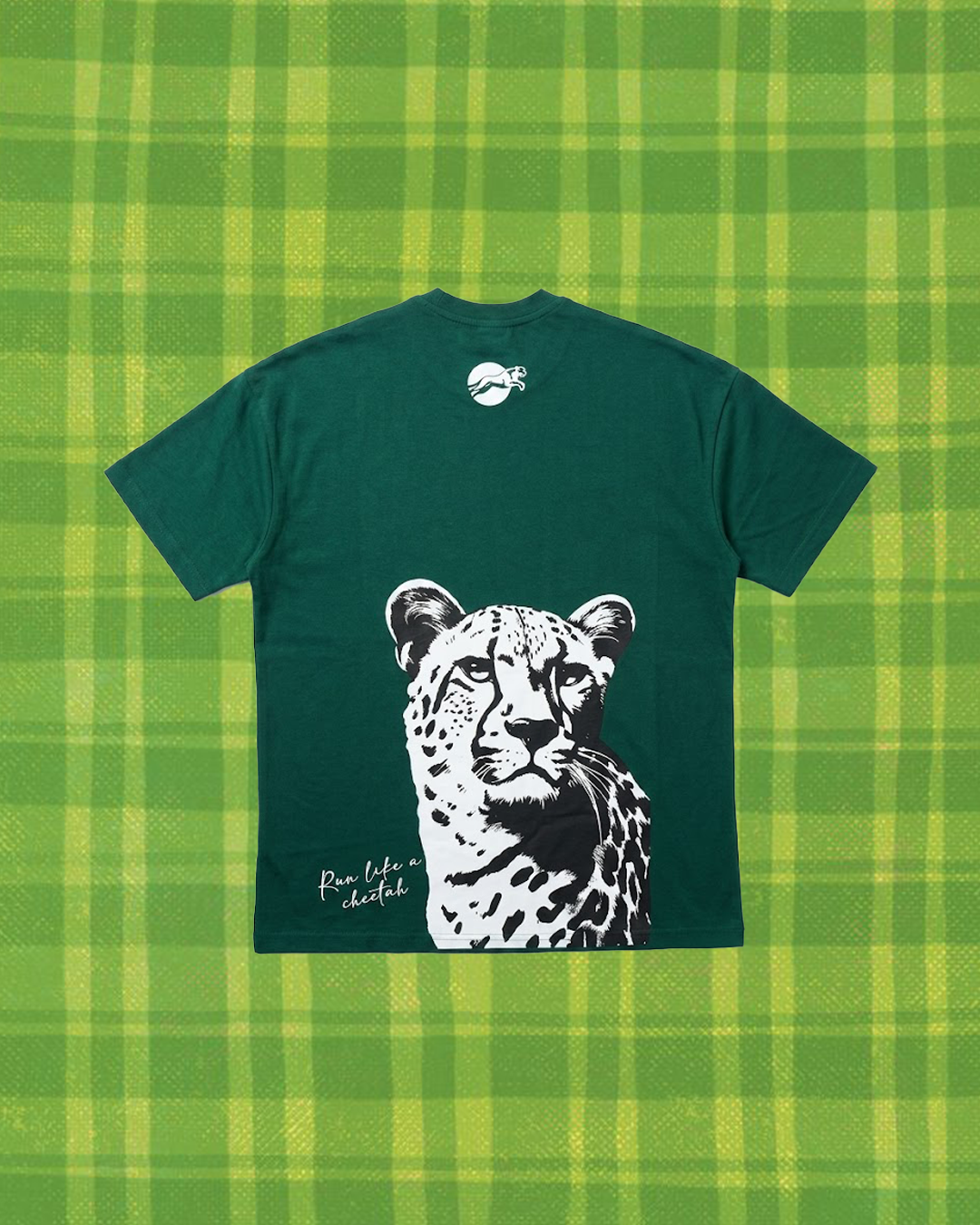 RUN LIKE A CHEETAH (GREEN) T-SHIRT | DROP-1